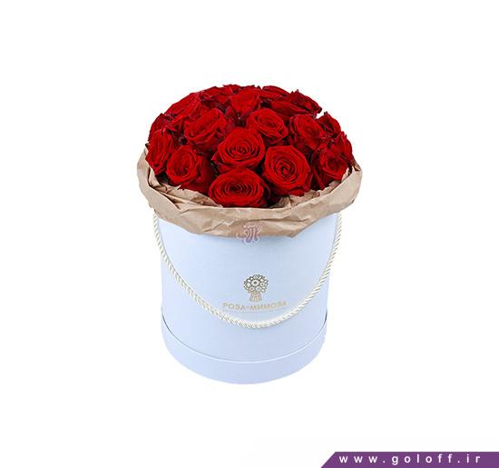 گل رز قرمز - جعبه گل رز تلما - Telma | گل آف